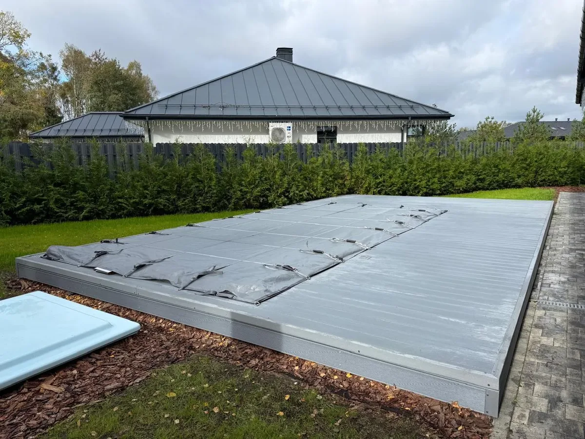 Покрывало Laguna Cover Mesh — установка в Балашихе